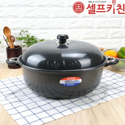 경질찜솥 1단 찜기 떡시루 실리콘바킹 고무패킹 물솥 채반x